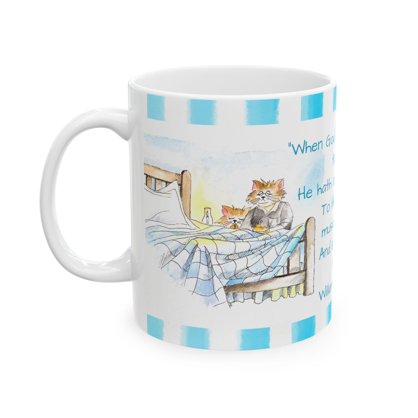 Kitty Fun Mug “When God inclines…”