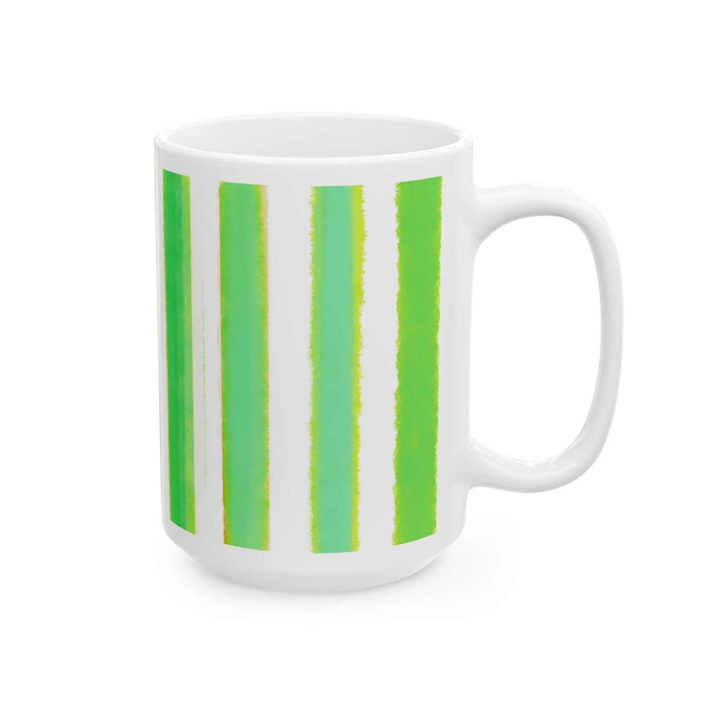 Dancing Tulips Mug Green Pink