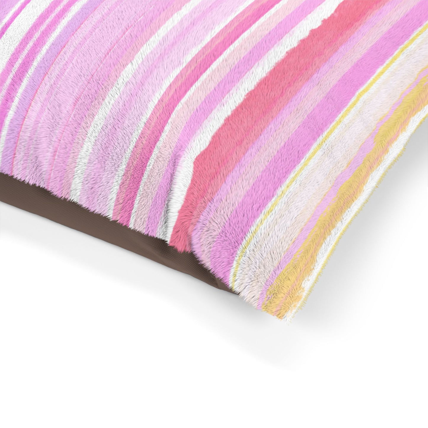 Watercolor Stripes Pet Bed