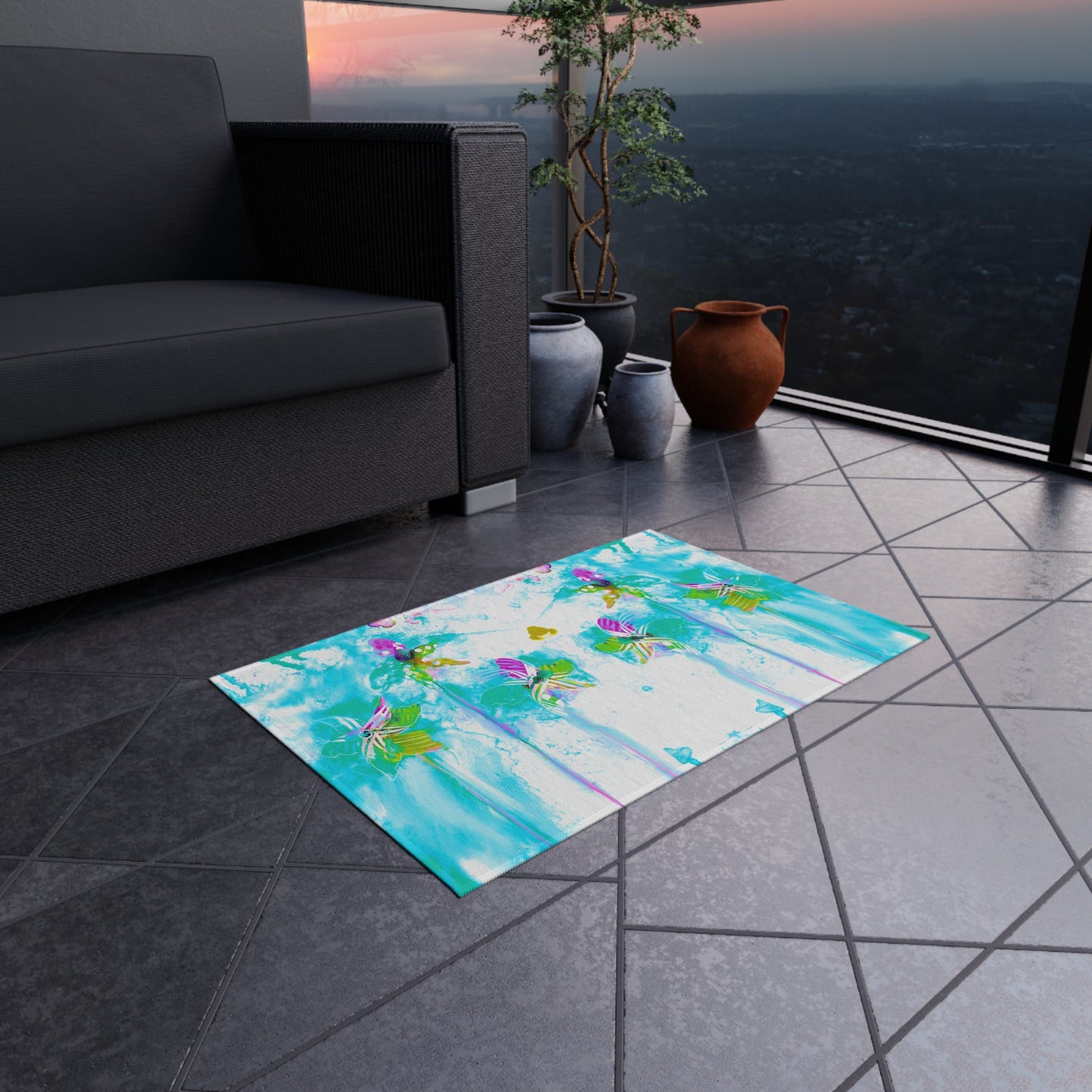 Pinwheels Indoor/Outdoor Rug