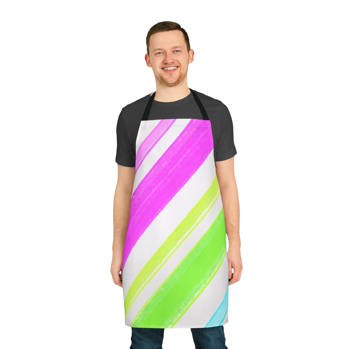 Diagonal Stripes Apron