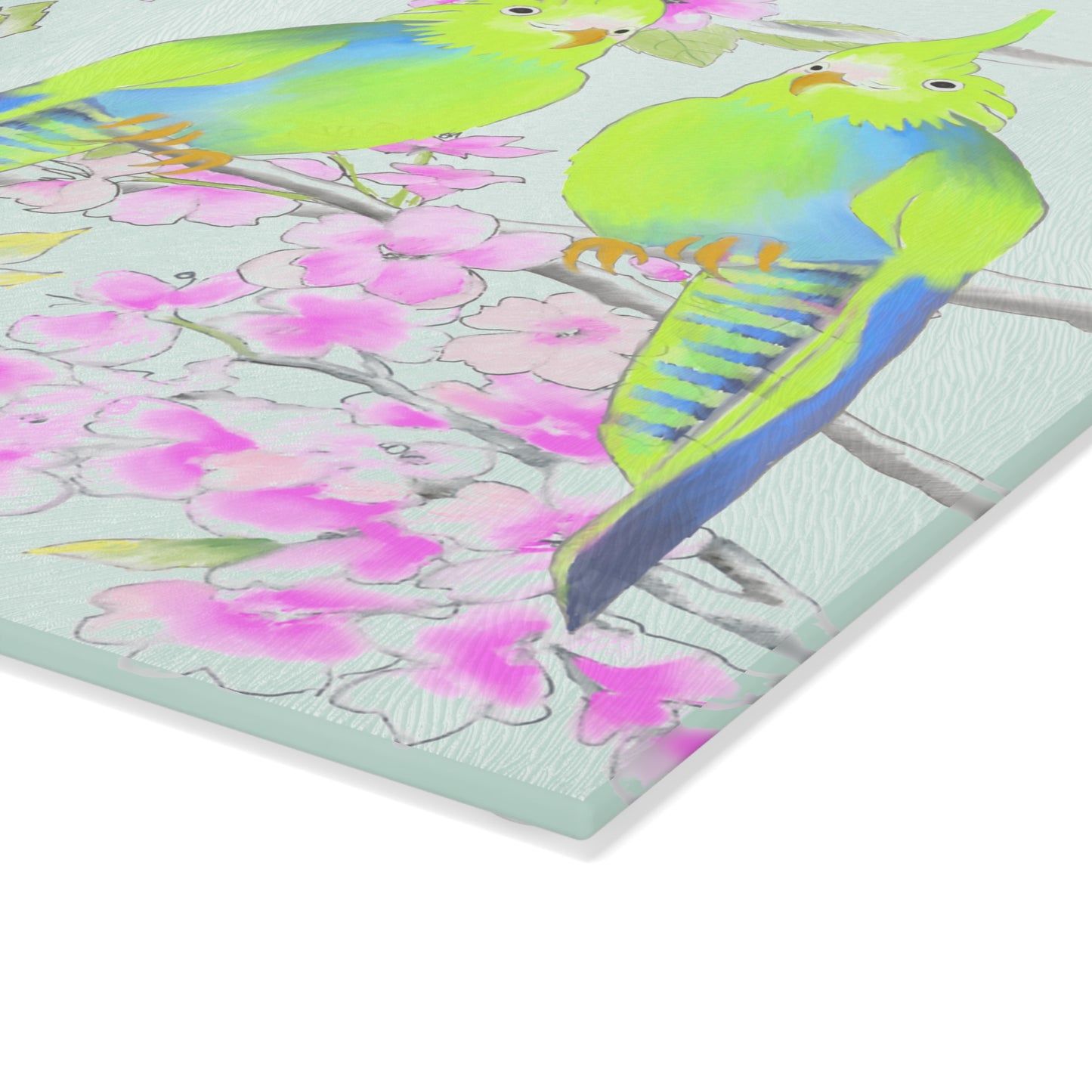Glass Cutting Boards Cherry Chirp