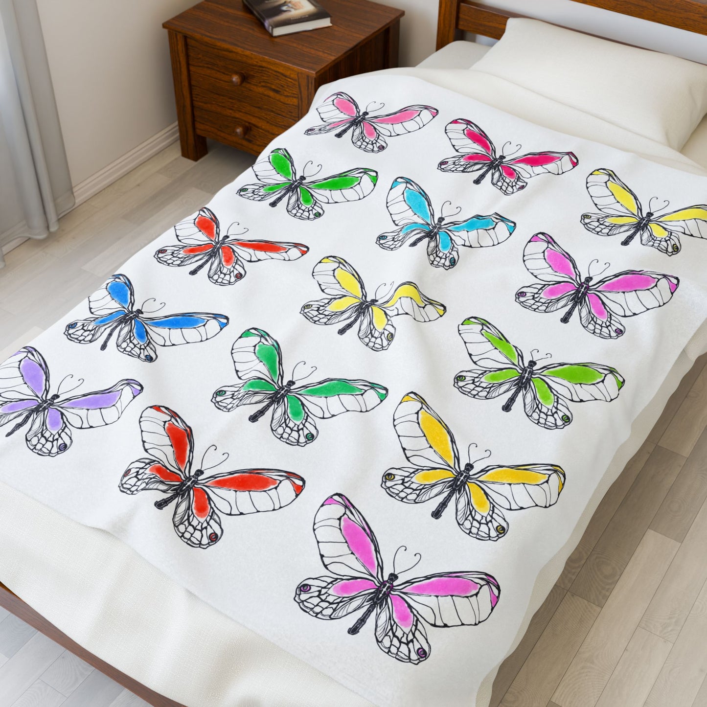 Blankets Velveteen Plush Color Kissed Wings