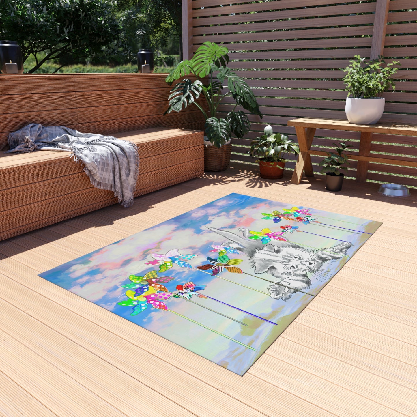 Pinwheels Indoor/Outdoor Rug