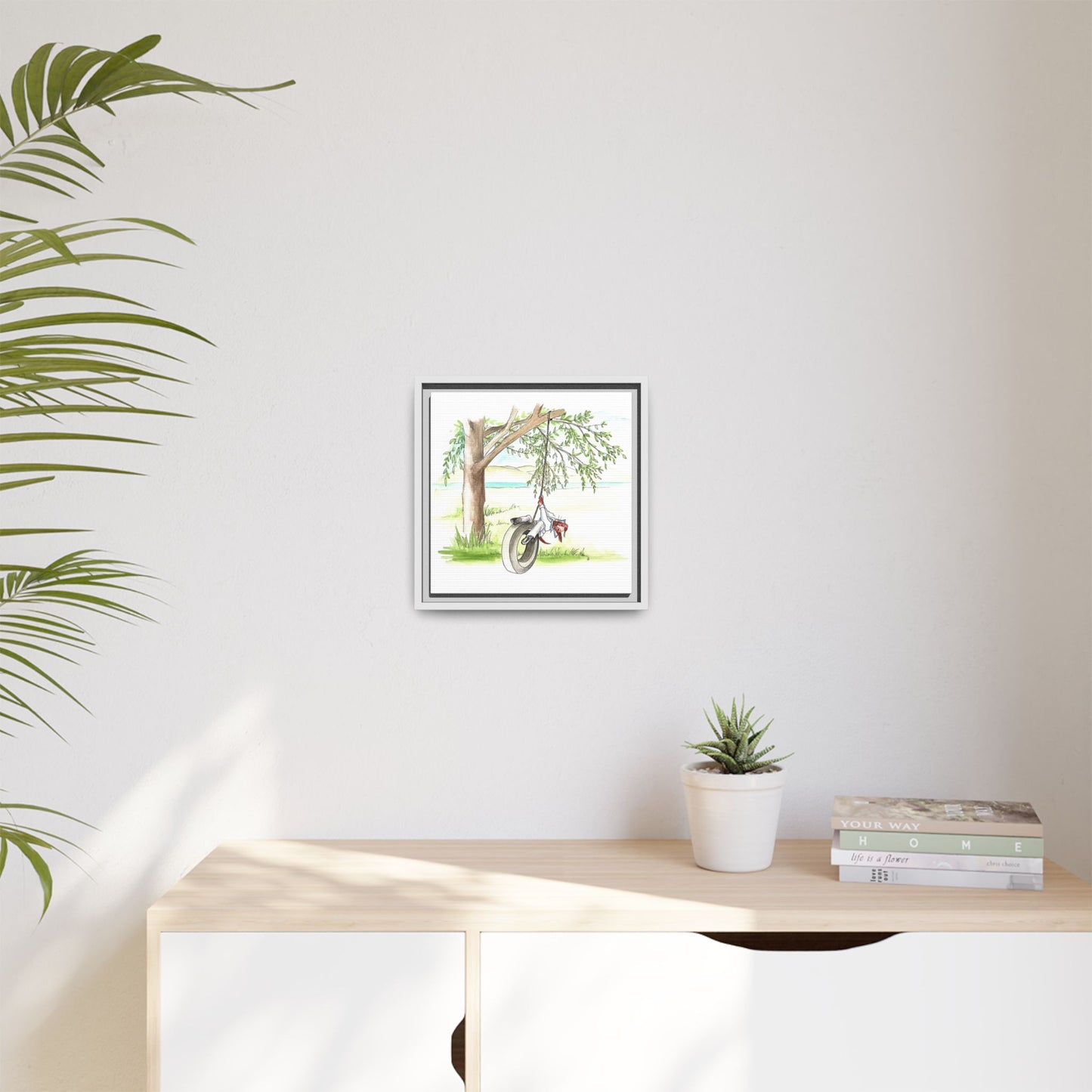 Dogi Fun Matte Canvas Framed