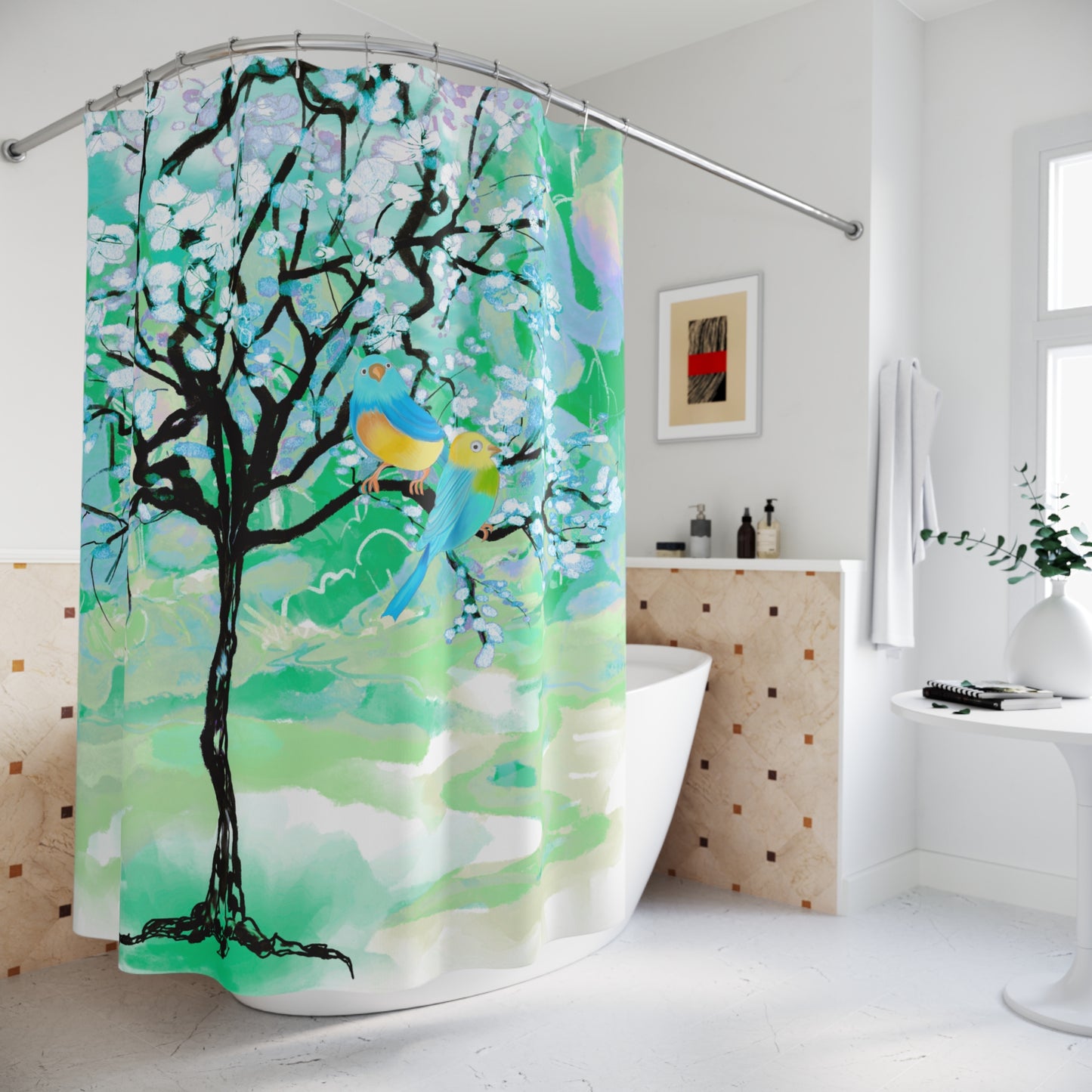 Joyful Landscapes Shower Curtains