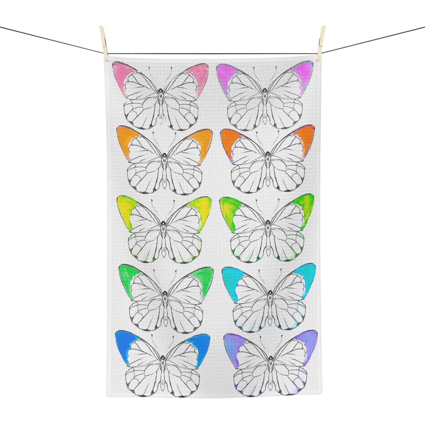 Chroma Microfiber Tea Towel