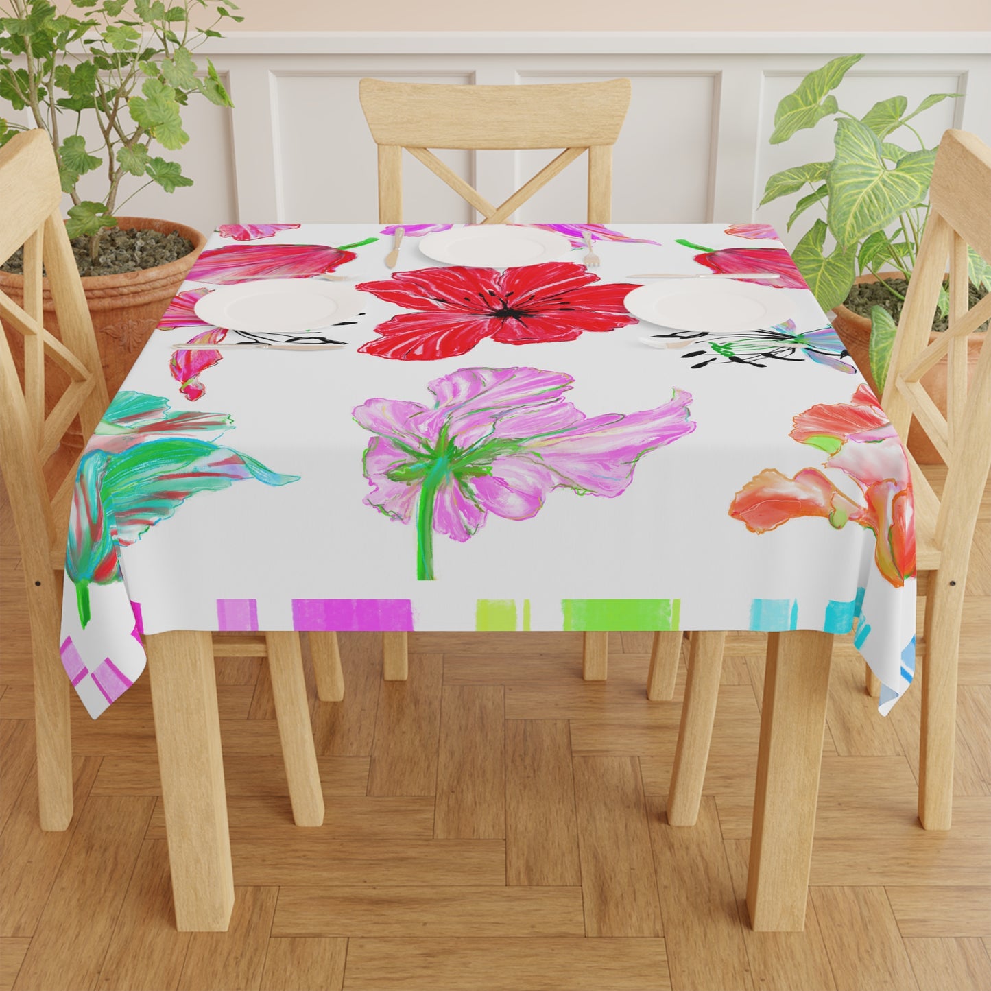 Tablecloths Vibrant Tulips