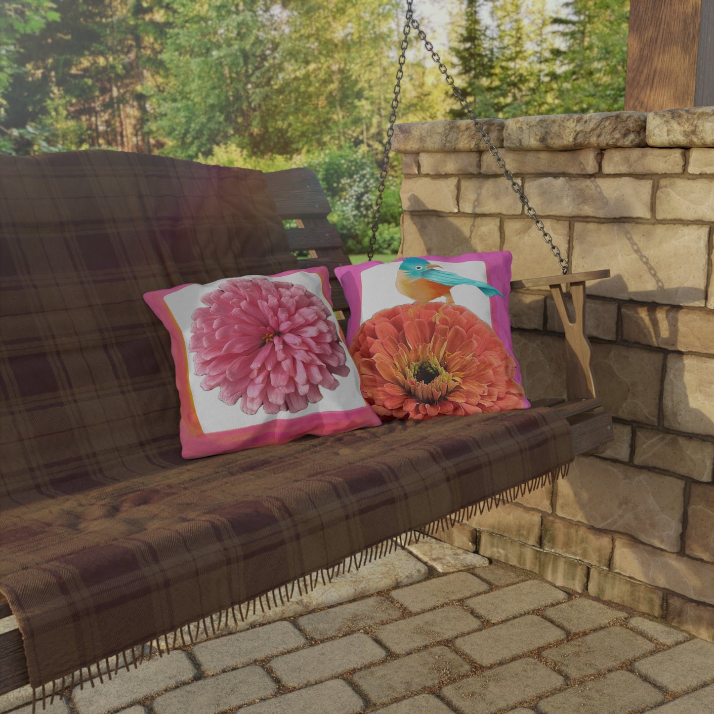 Zinnia Outdoor Pillows