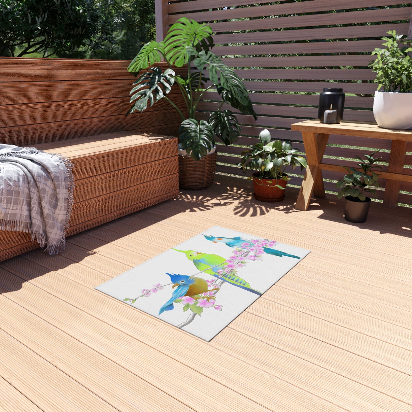 Cherry Chirp Indoor/Outdoor Rug