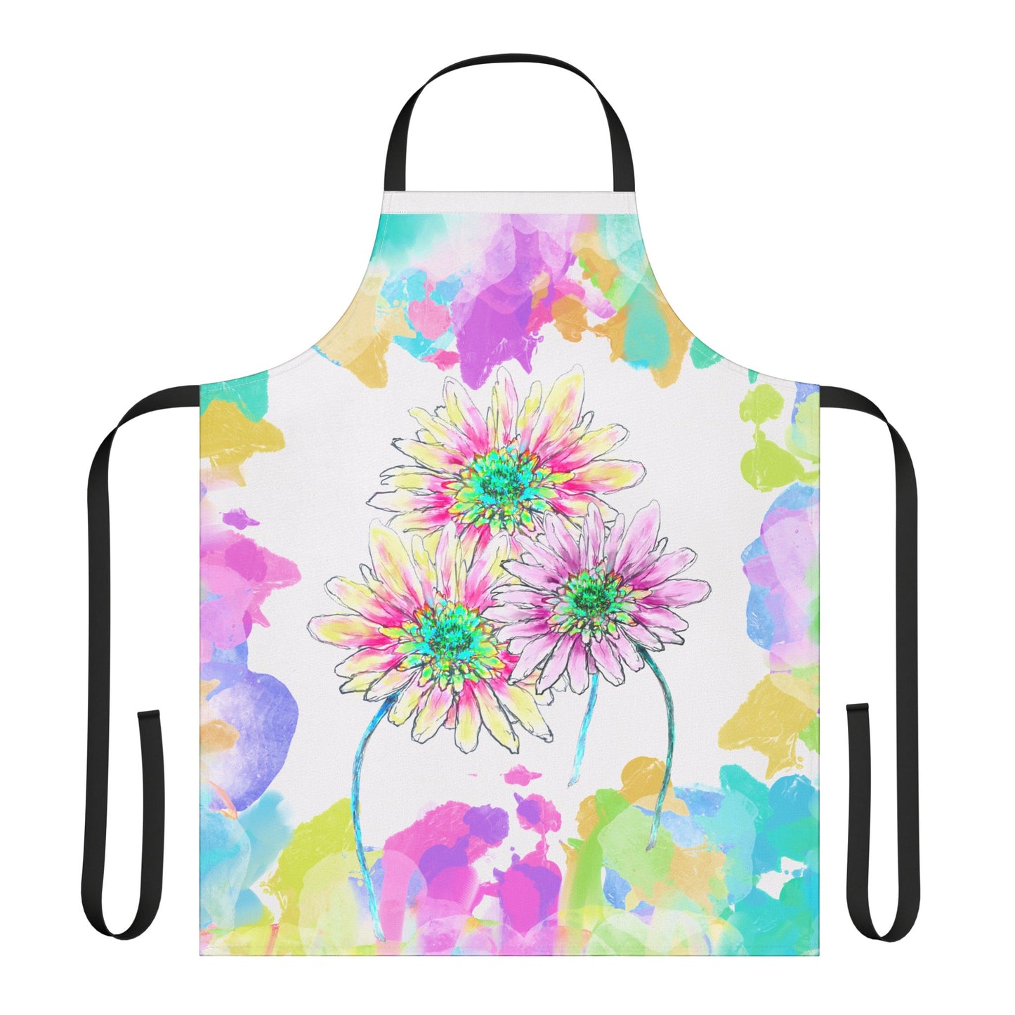 Zinnia Color Splash Apron