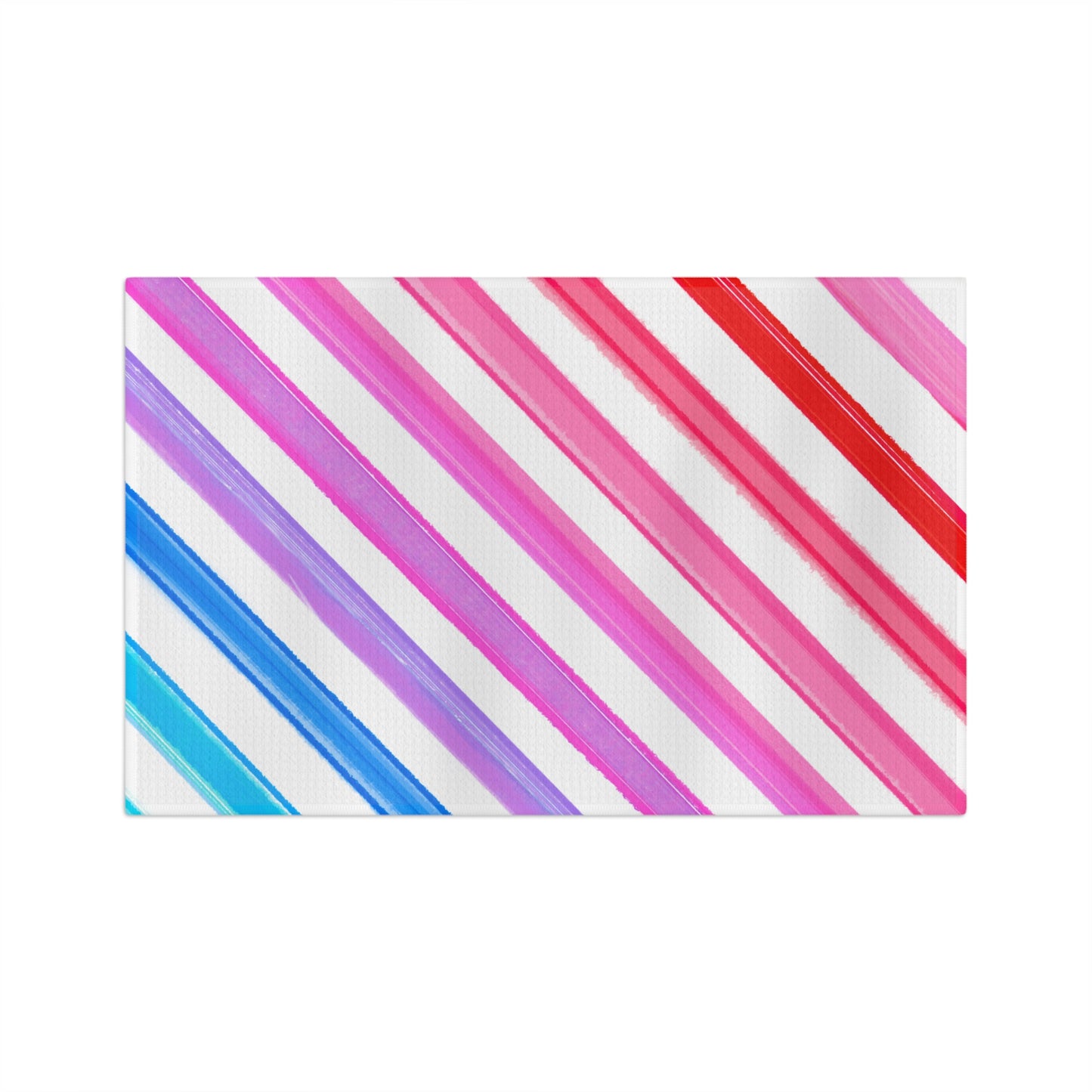 Diagonal Stripes Tea Towel