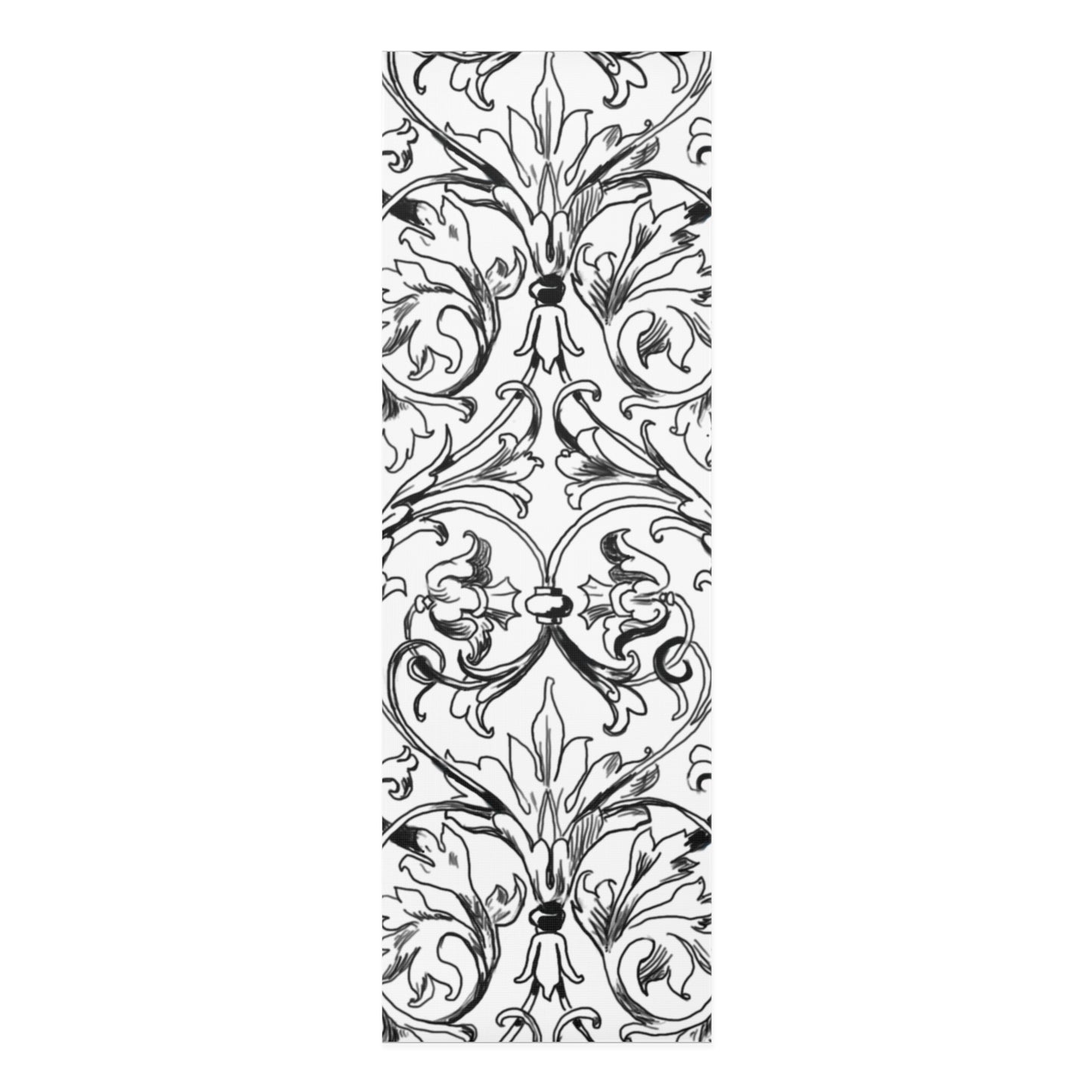 Scrollwork Exercise Mat Black