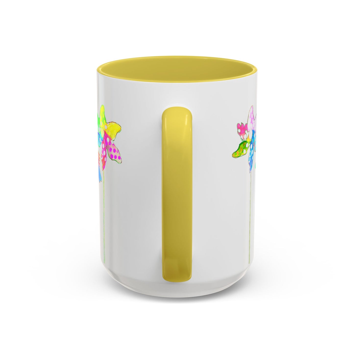 Pinwheels Mug Yellow