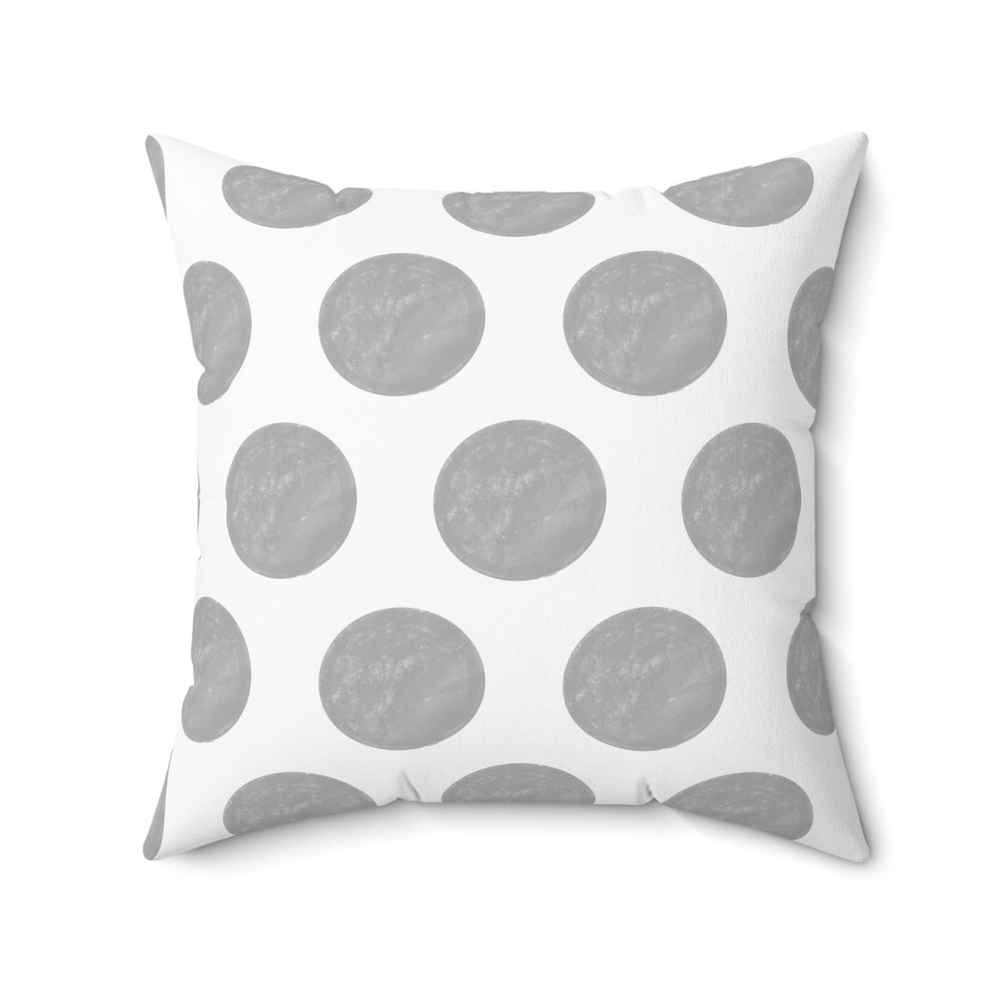 Polka Dot Joy Polyester Square Pillow "Soli Deo…”
