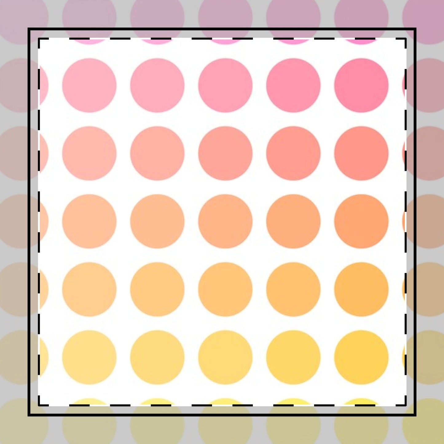 Polka Dot Joy Cotton Twill Napkin In Shades of Pink and Orange, Creamy White Fabric Background
