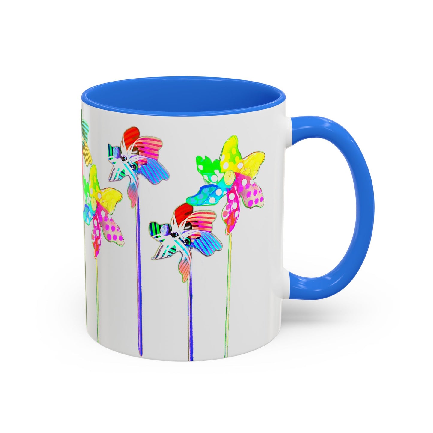 Pinwheels Mug Blue