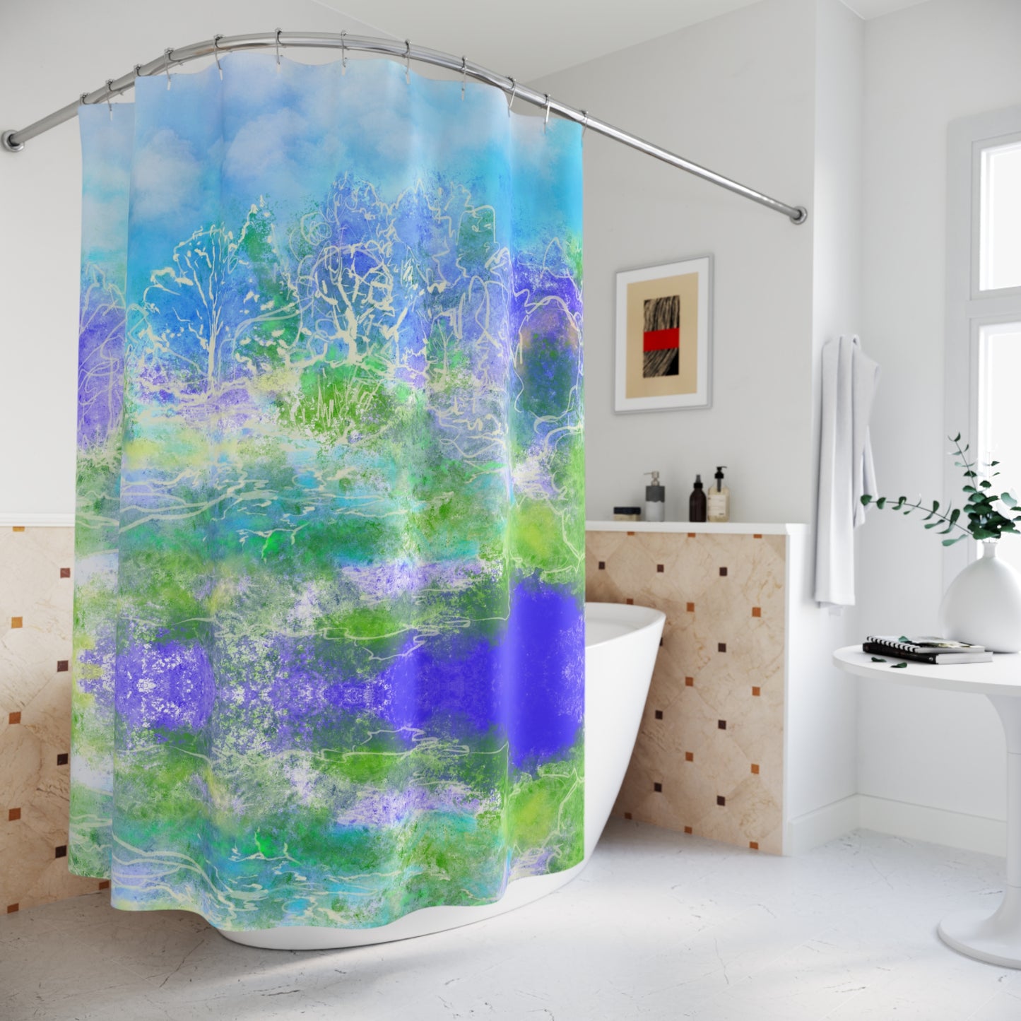 Joyful Landscapes Shower Curtains