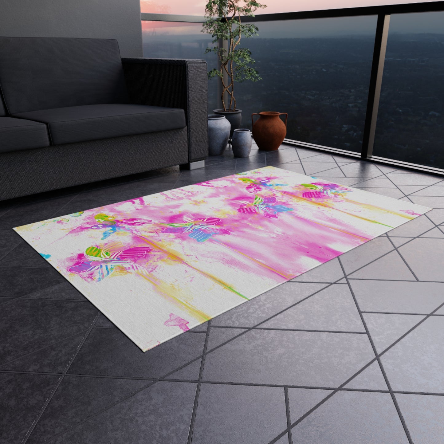 Pinwheels Indoor/Outdoor Rug