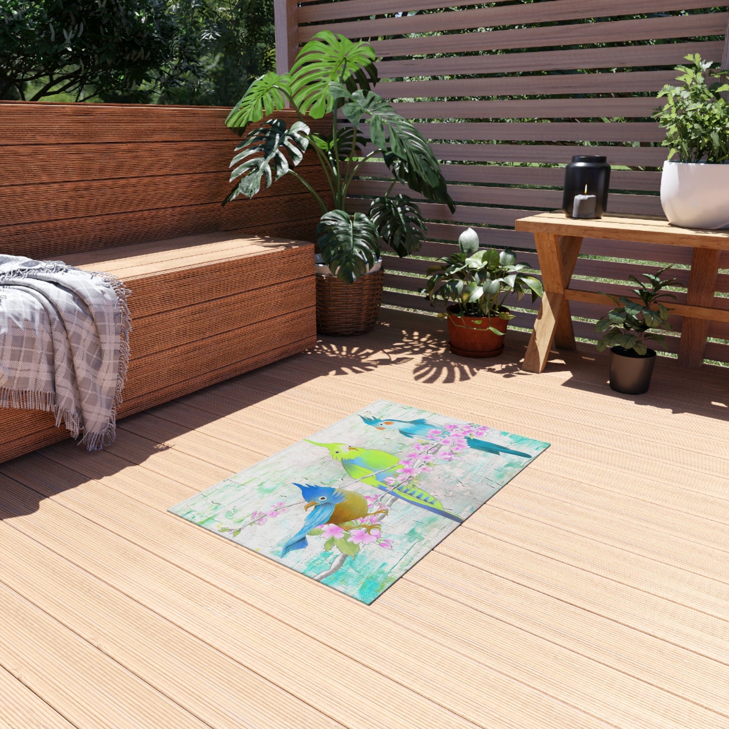 Cherry Chirp Indoor/Outdoor Rug
