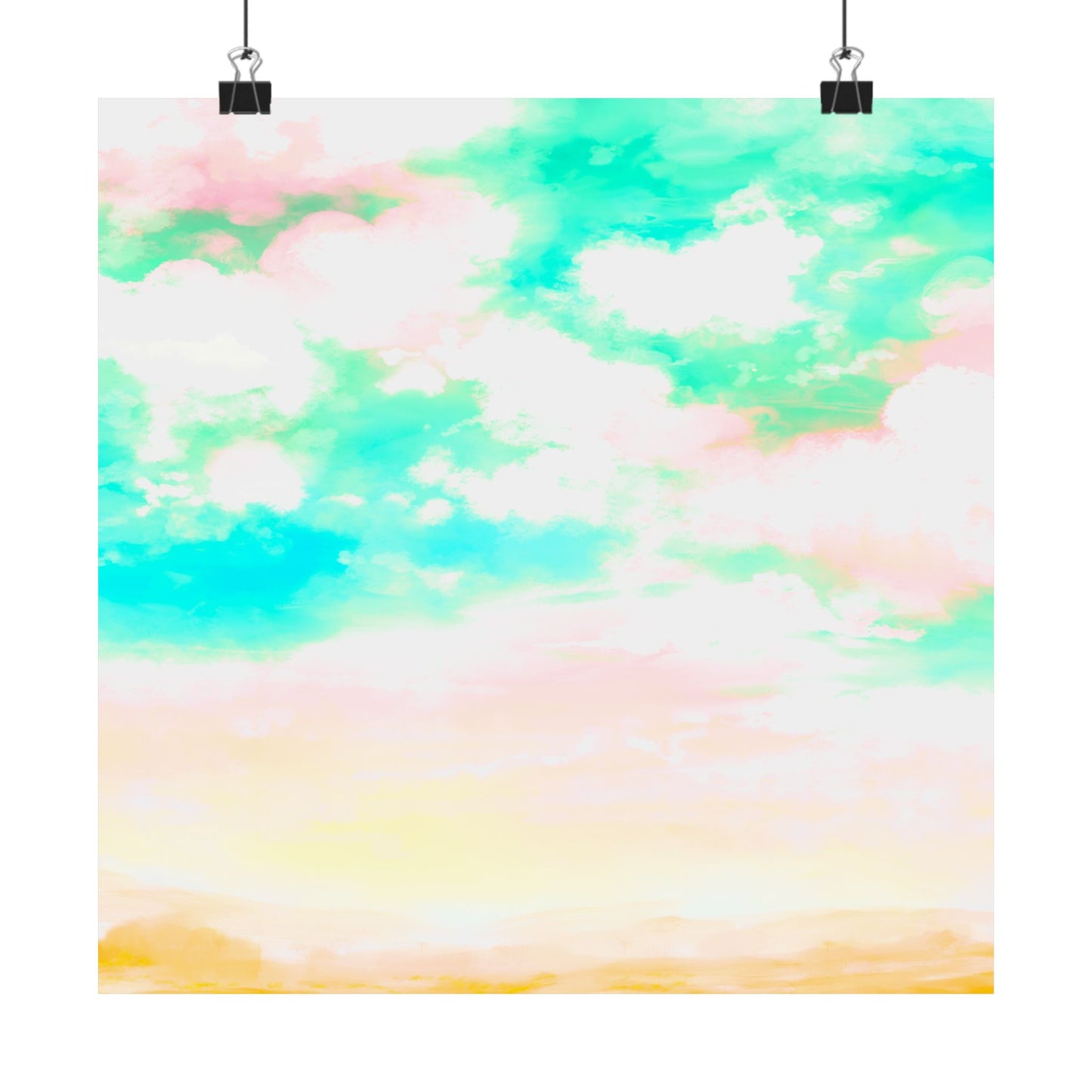 Art Decor Matte Posters Cloud Song