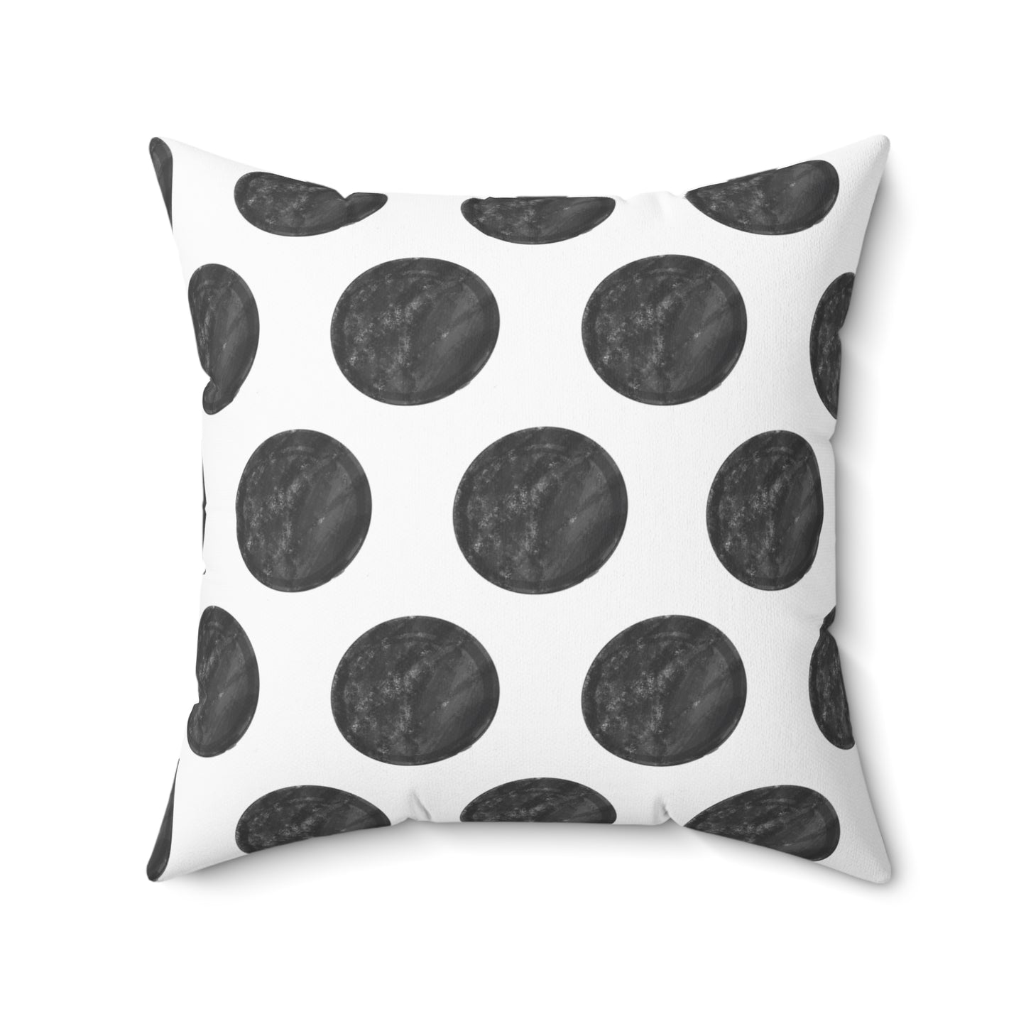 Polka Dot Joy Polyester Square Pillow “Dare to…”