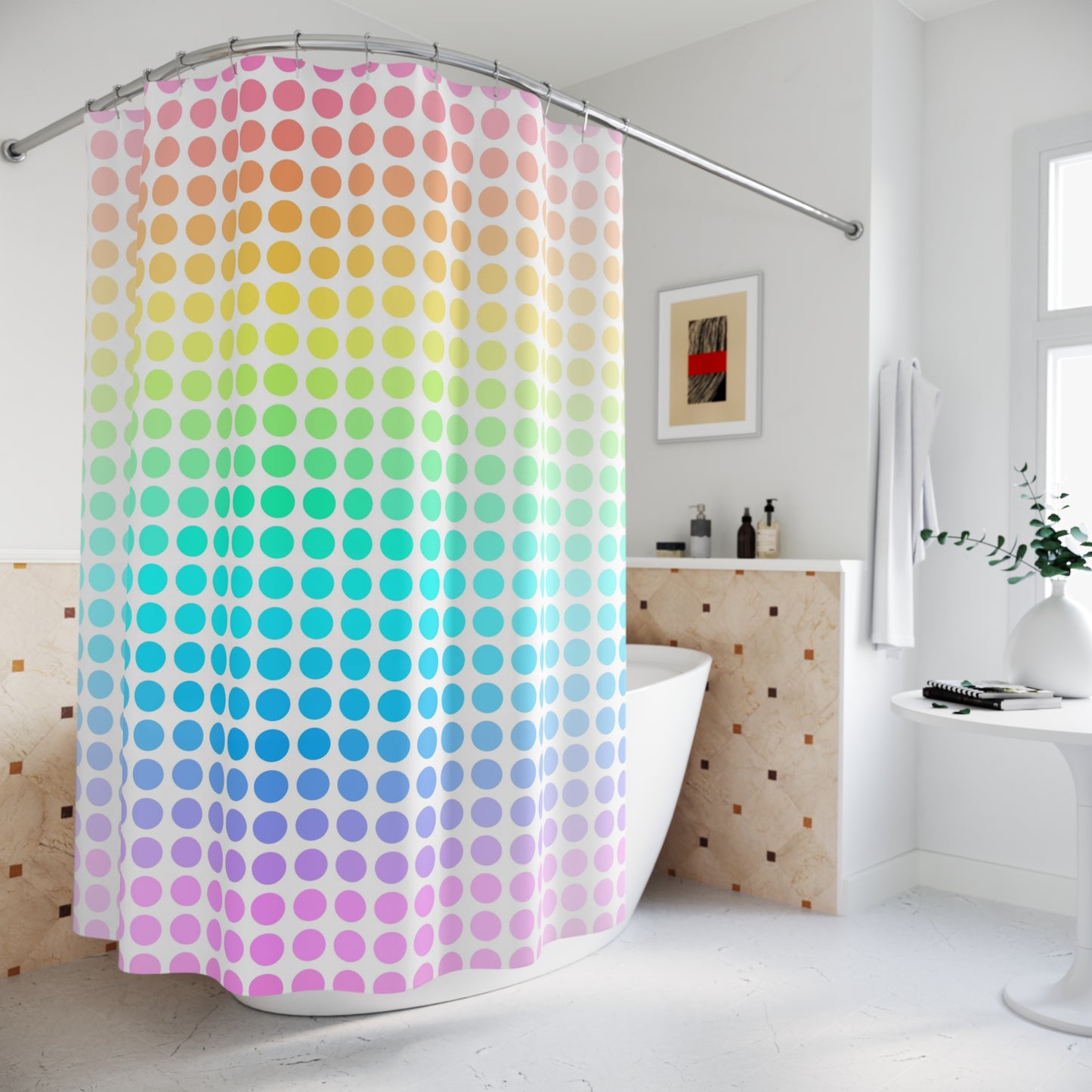 Polka Dot Joy Shower Curtain