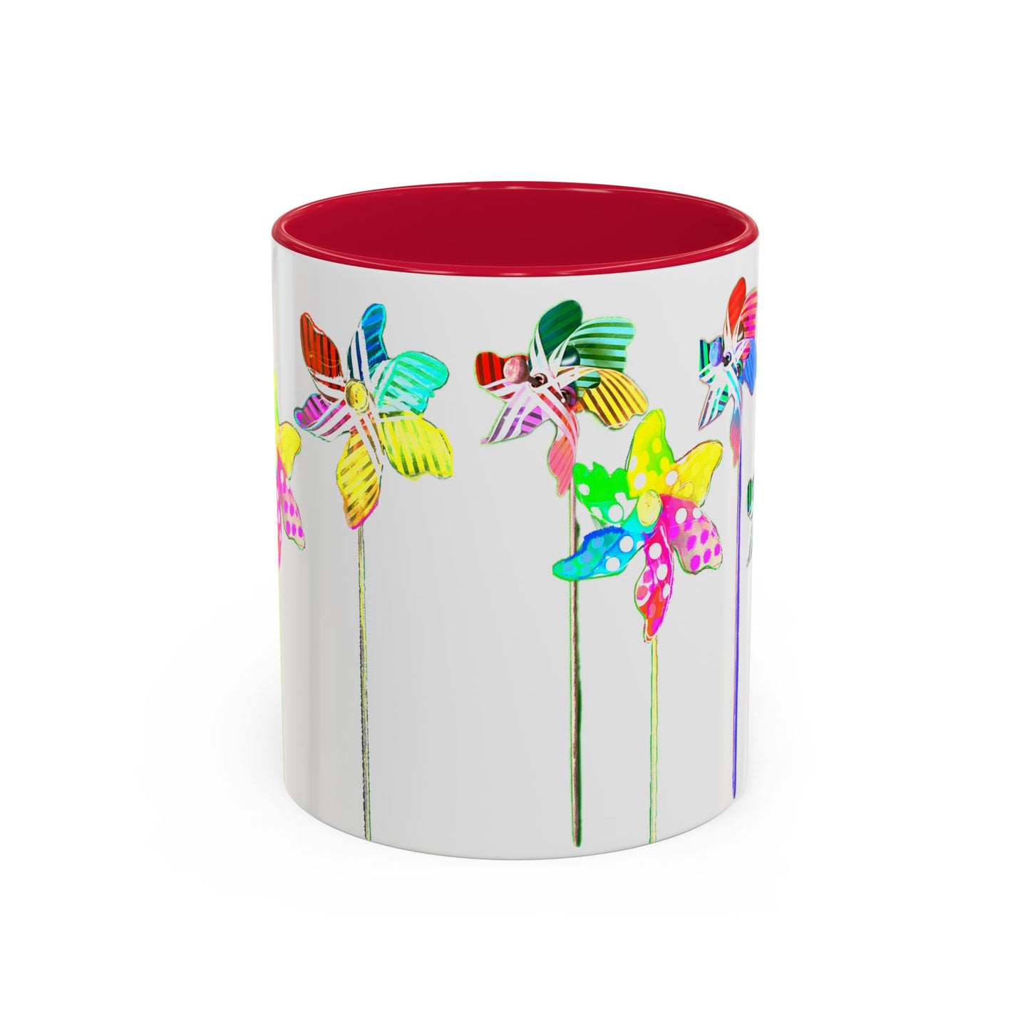 Pinwheels Mug Red
