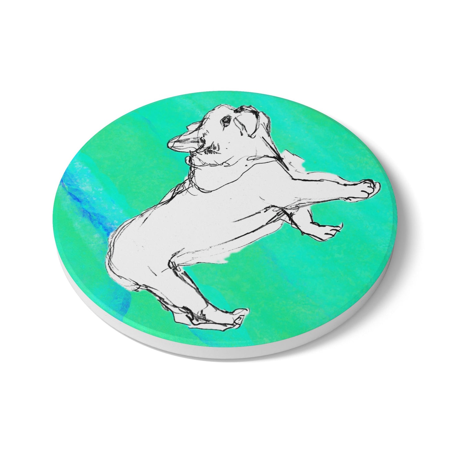 Dogi Fun Ceramic Coaster