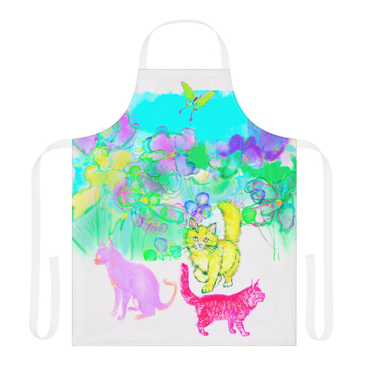 Colorful Cat Apron