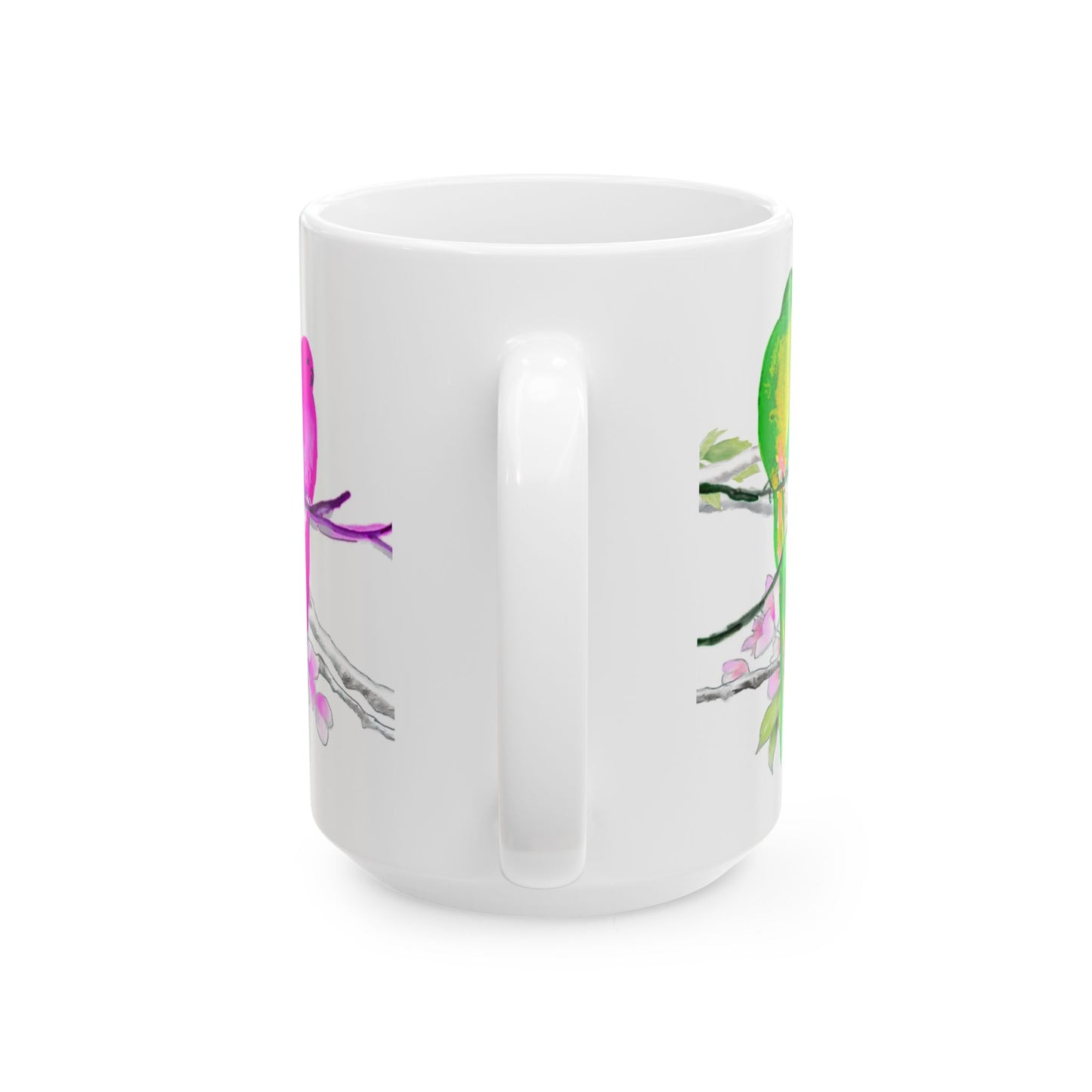 Blossoms & Birds Ceramic Mugs