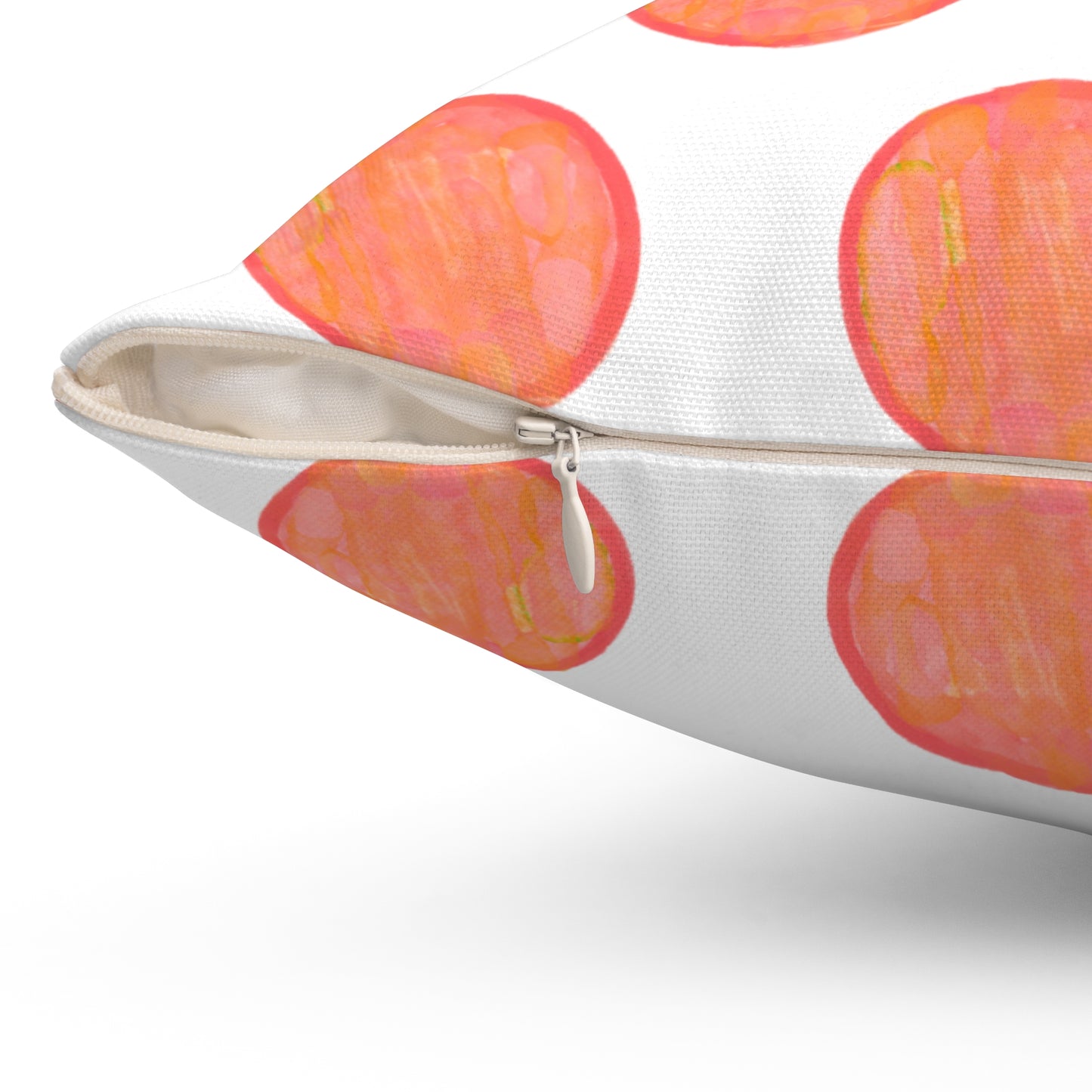 Polka Dot Joy Polyester Square Pillow “Soli Deo Gloria…”