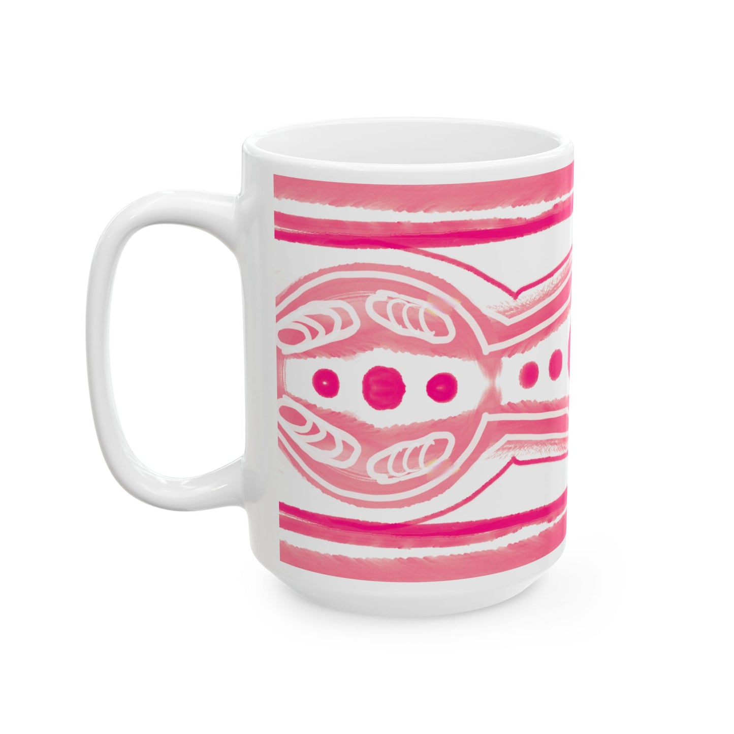 Pattern Play Mug Raspberry Red