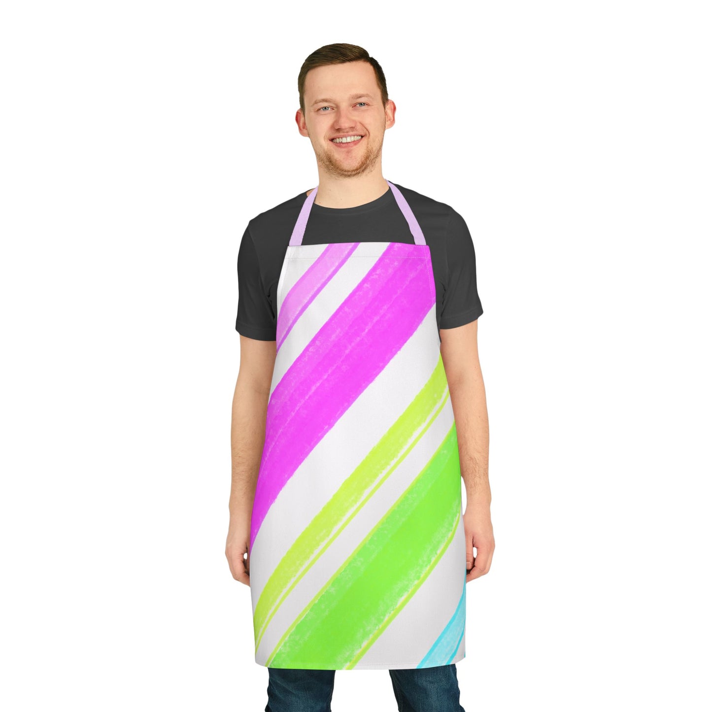 Diagonal Stripes Apron