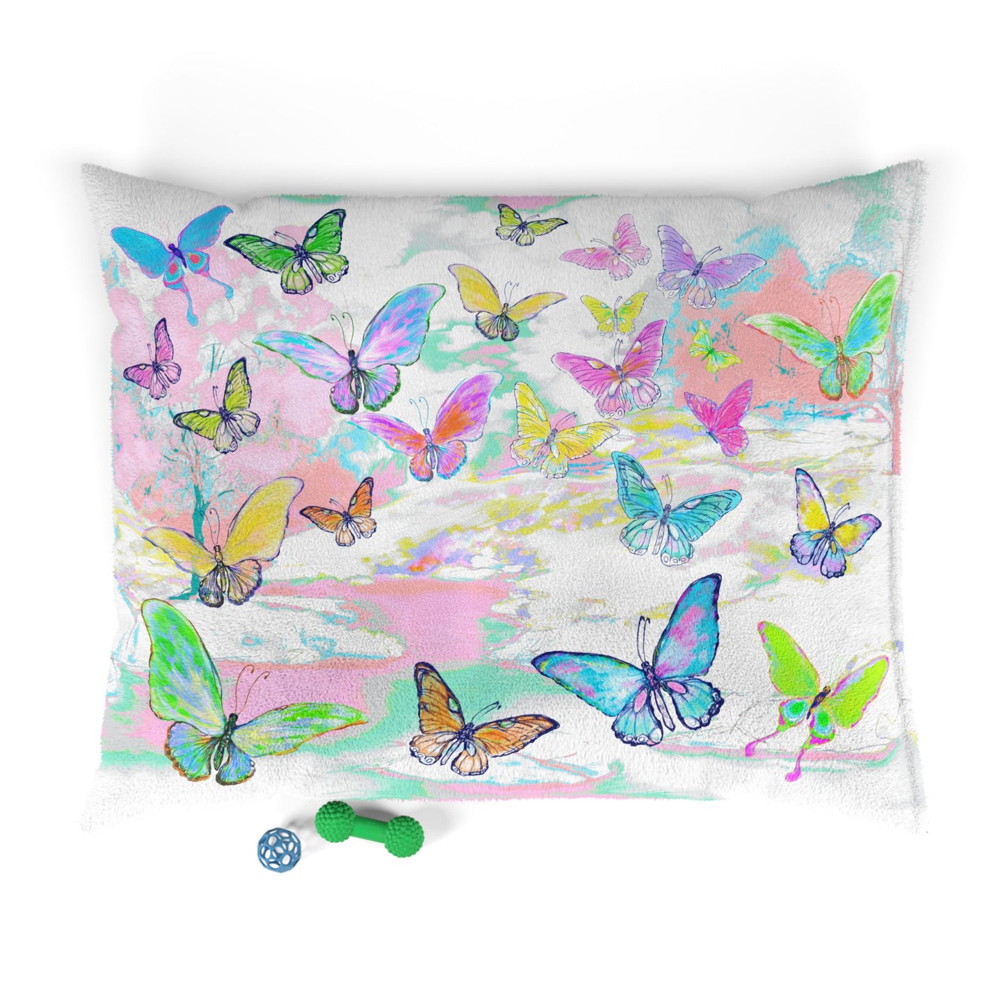 Jive Pet Bed Colorful Butterflies