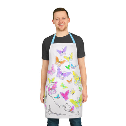 Kitty Flutter Apron, 4-Color Straps