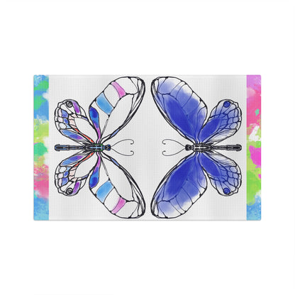 Flutterstripe Microfiber Tea Towel