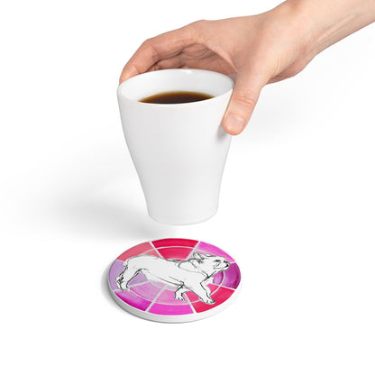 Dogi Fun Ceramic Coaster