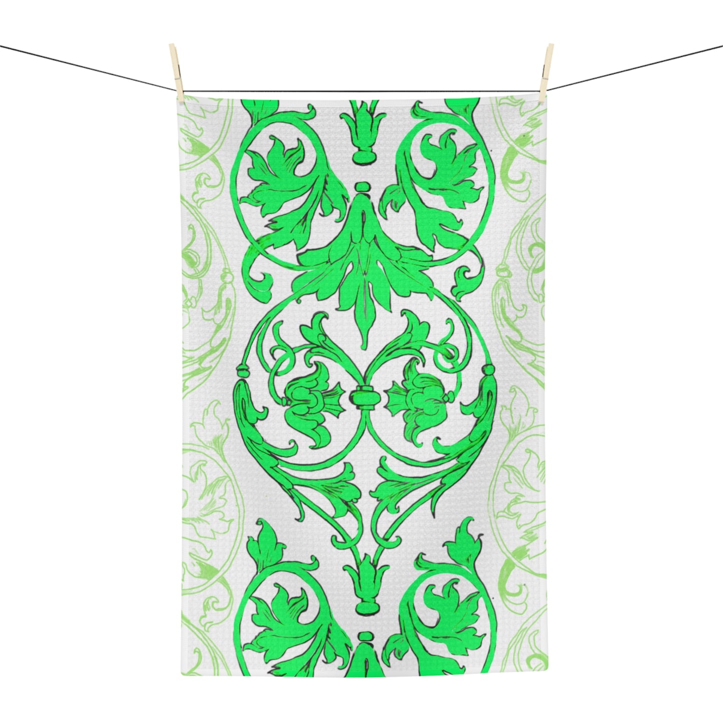 Microfiber Tea Towel Classic Fun Green