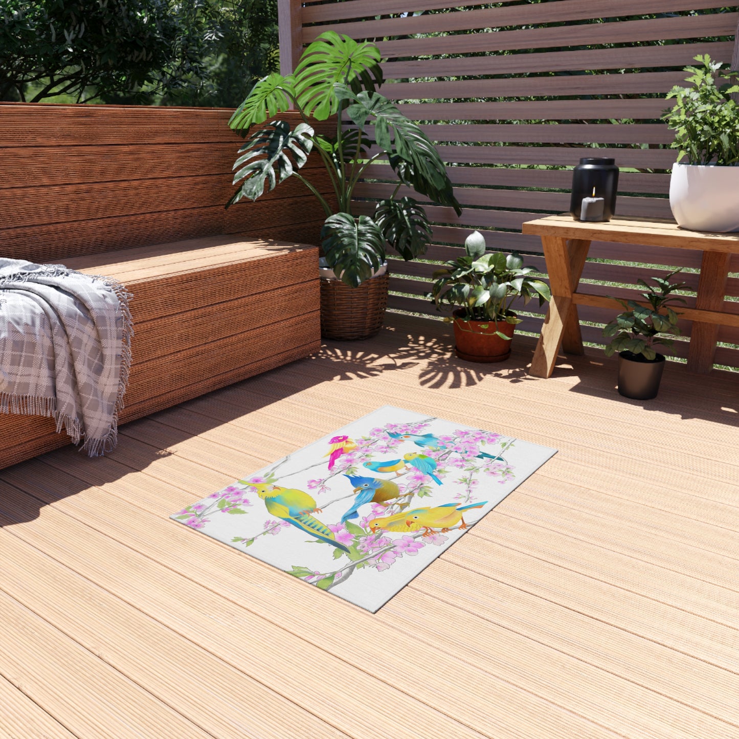 Cherry Chirp Indoor/Outdoor Rug
