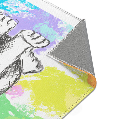 Kitty Fun Vertical Indoor Area Rugs