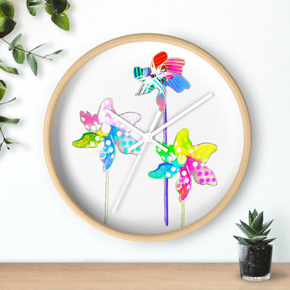 Celebrations Pin Wheel Wall Clock