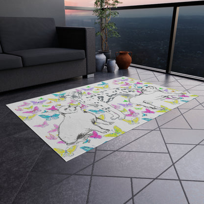 Dogi Butterfly Flutter Indoor/Outdoor Rug