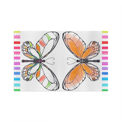 Flutterstripe Microfiber Tea Towel