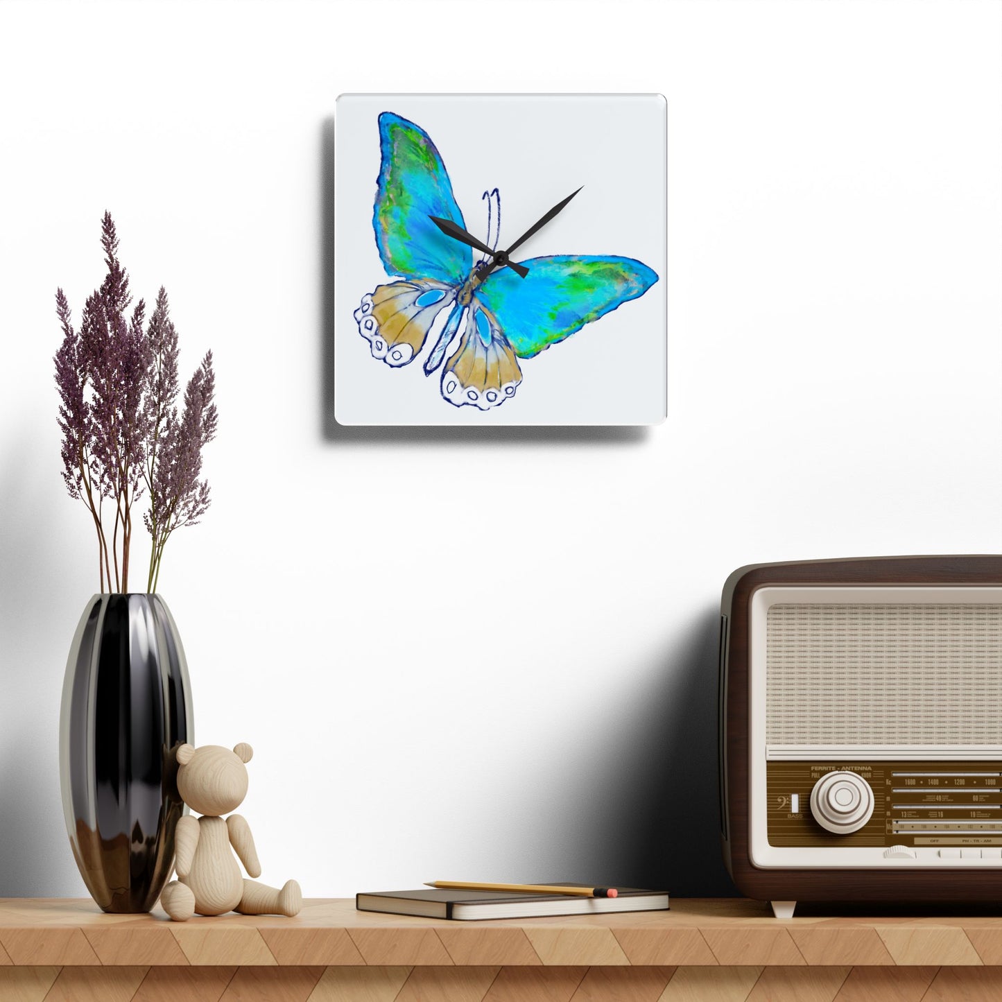 Swing Wall Clock Blue/Green