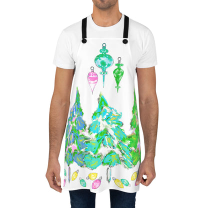 Aprons Watercolor Christmas Tree
