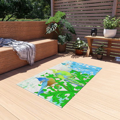 Indoor/Outdoor Rug Jolly Birds