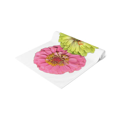 Table Runner Zinnia Fun Cotton or Poly