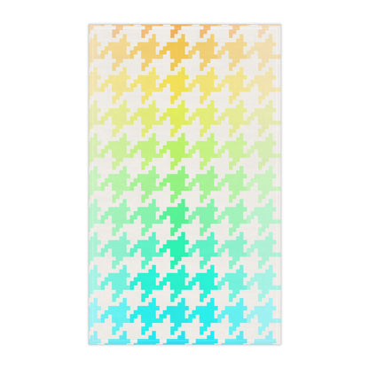 Houndstooth Fun Tea Towels (cotton, poly)