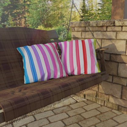 Outdoor Pillows Watercolor Stripes